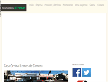 Tablet Screenshot of neumaticosdirese.com.ar
